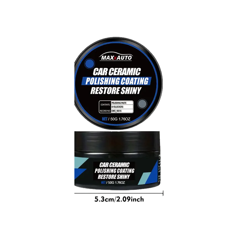 Tin of ceramic wax coating