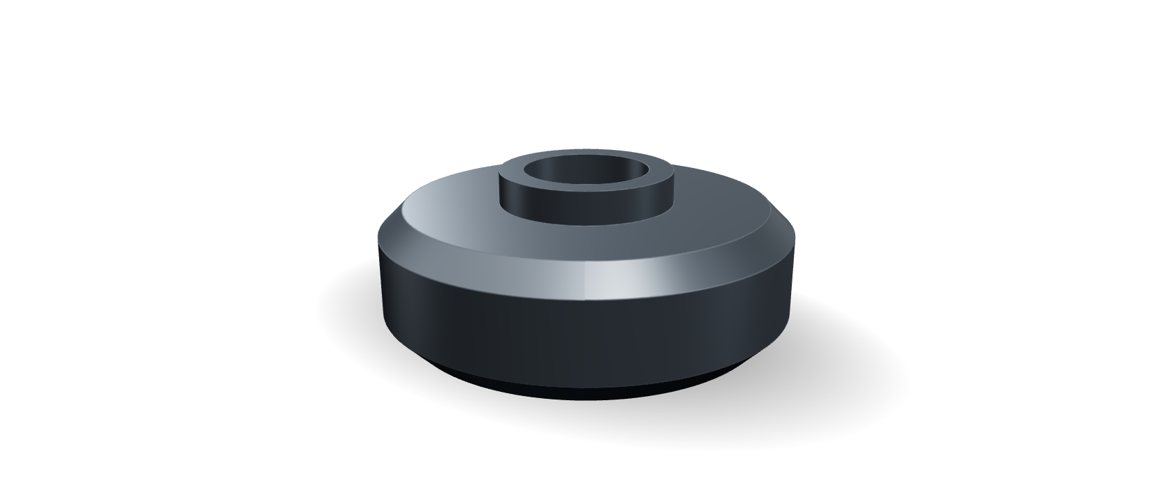 A printed part after the files: layer lines gone, surface still hazy